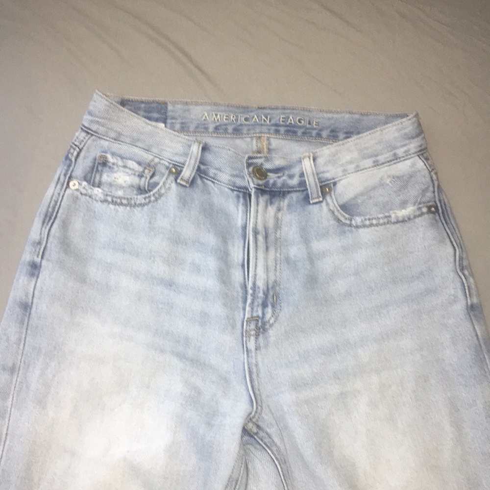 high waisted mom jeans